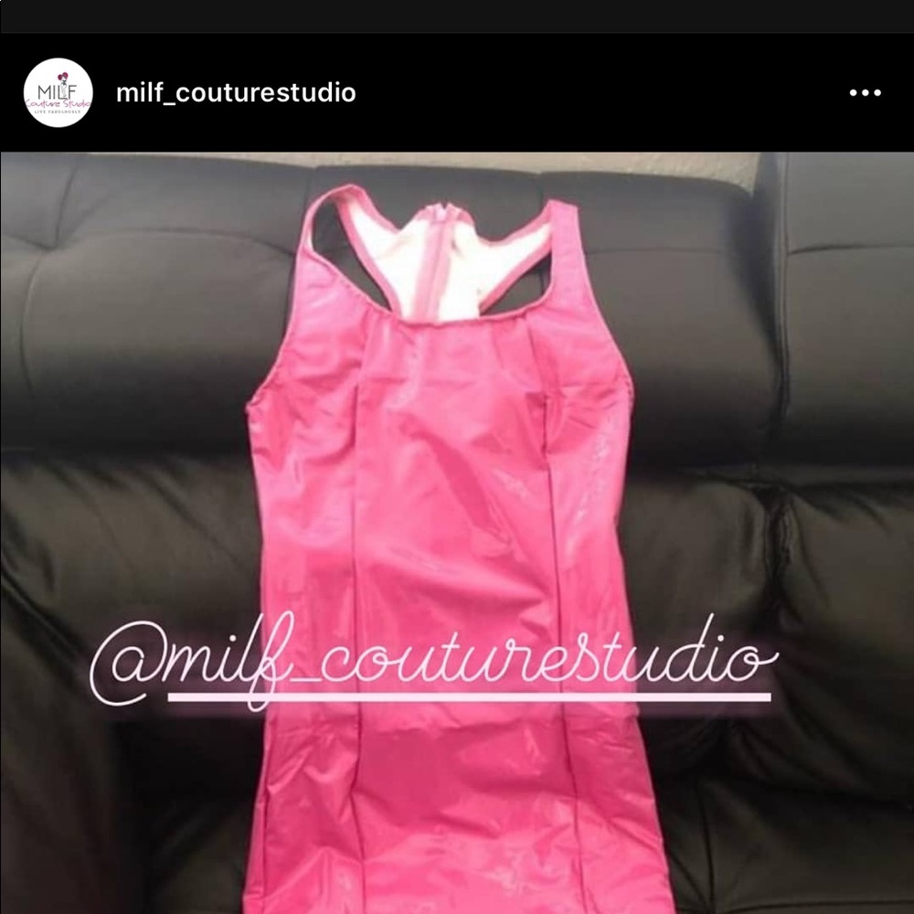 Pink party dress